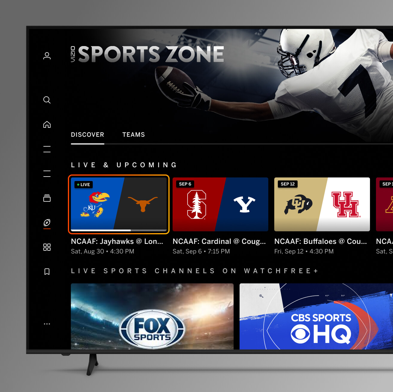 tv featuring sportszone