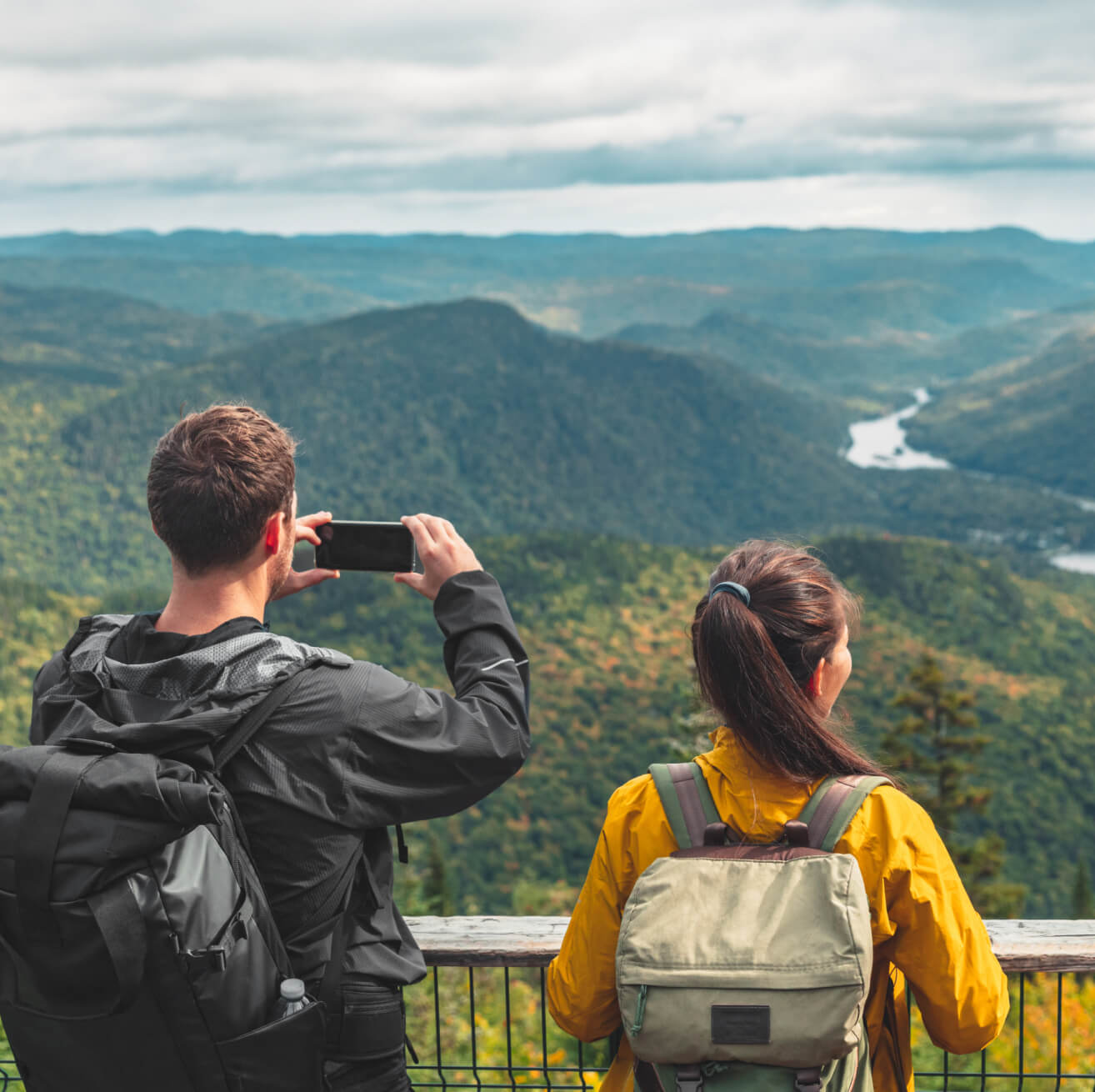 couple taking photos